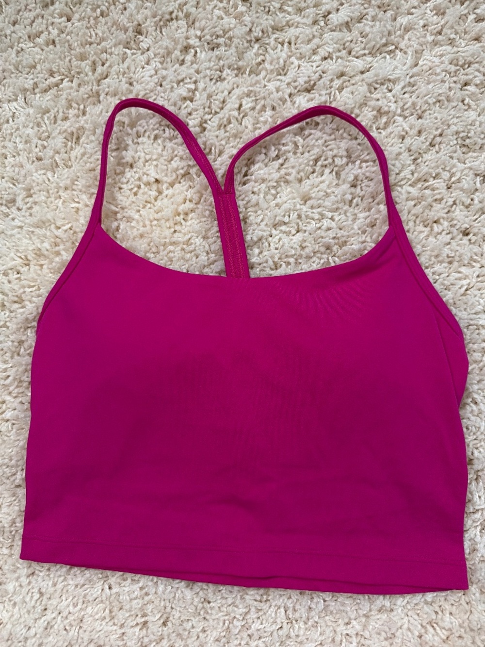 lululemon cropped flow y tank